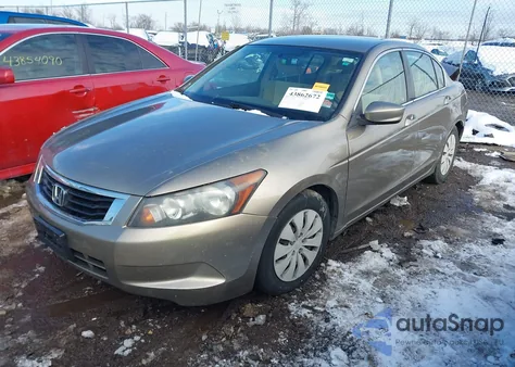 2009 Honda Accord 2.4 Lx from USA, damaged, VIN JHMCP26399C012700